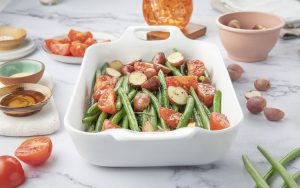 Rosemary Roasted Green Beans & Potatoes