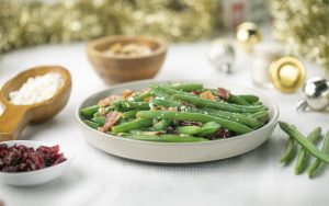 Sweet & Savory Goat Cheese Green Beans